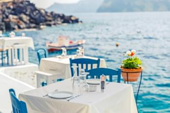 Restaurant in Santorin