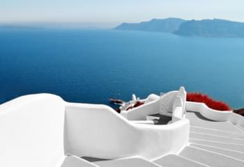 Santorin Aussicht