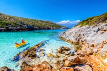 Meer und Strand auf Samos