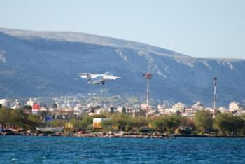 Aussicht Flughafen Chios