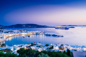 Ausblick auf Mykonos