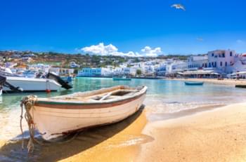 Boote am Strand