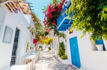 Gasse in Paros Stadt