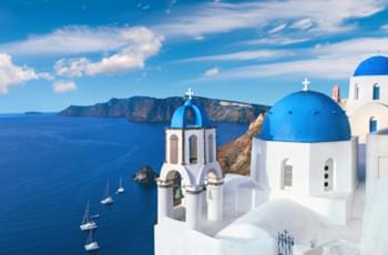 Ausblick Santorin
