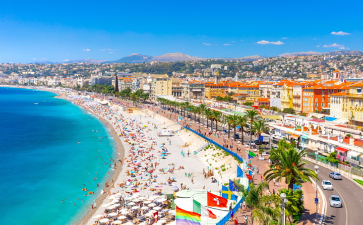 Promenade des Anglais in Nizza