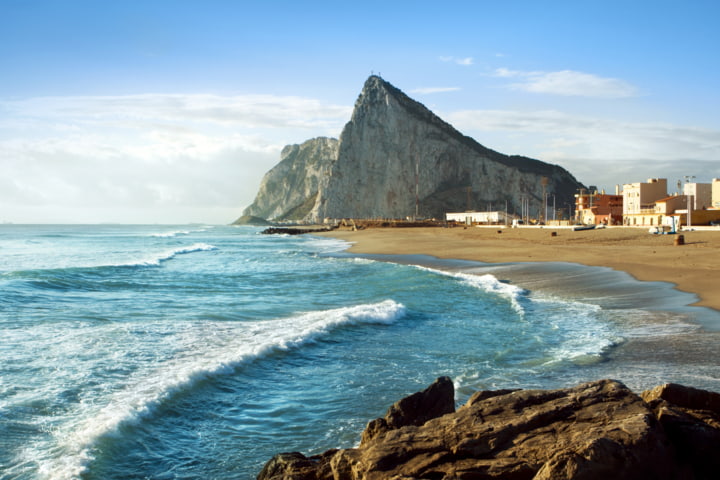 Strand in Gibraltar