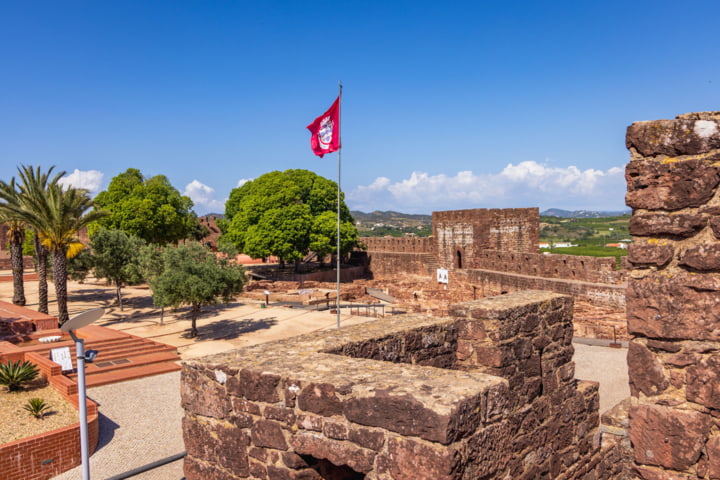 Blick auf das Castelo de Silves