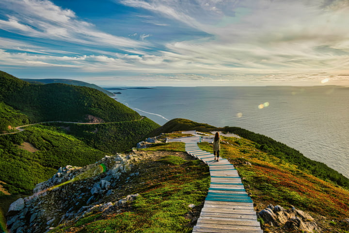 Der Skyline Trail am Cape Breton