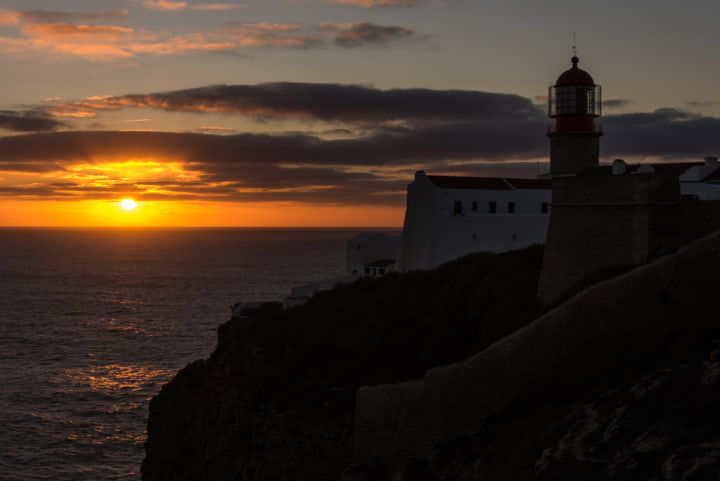 Sonnenuntergang an der Algarve