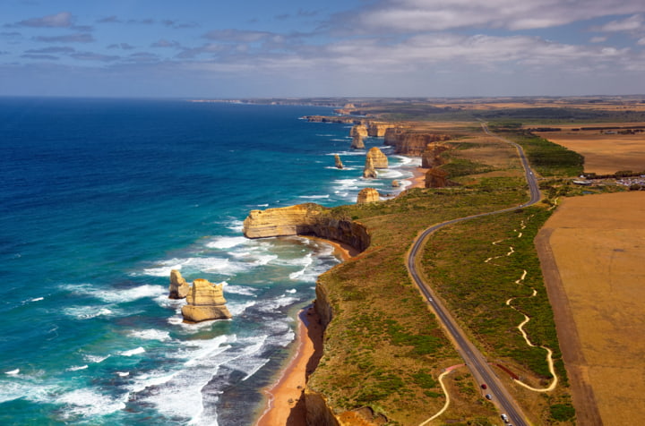 Great Ocean Road und die 12 Apostel in Australien