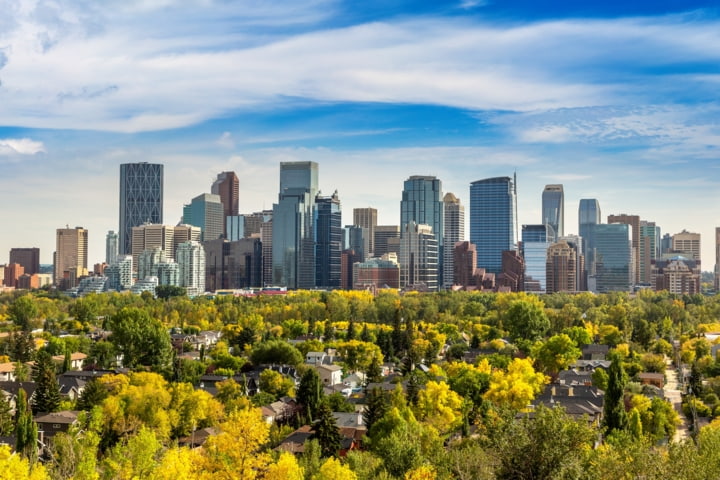 Skyline von Calgary