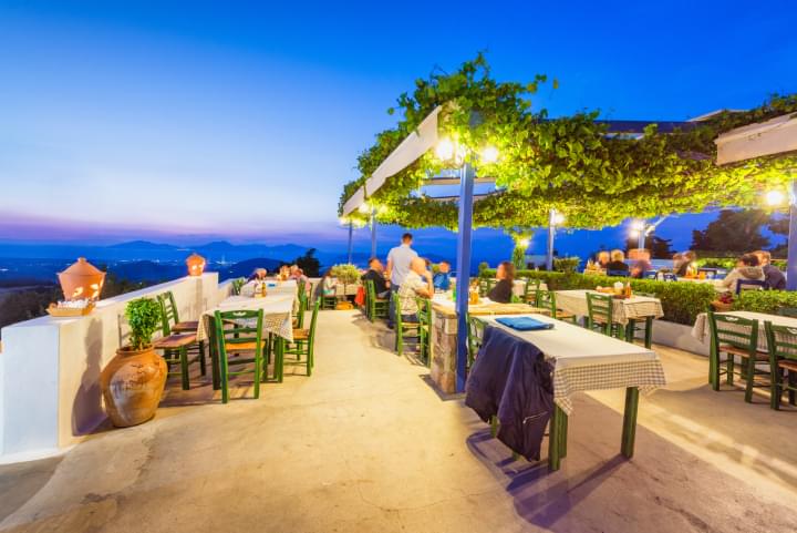 Kos am Abend