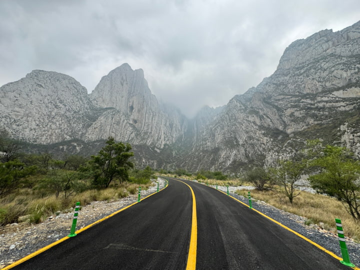 Straße im La Huasteca Park