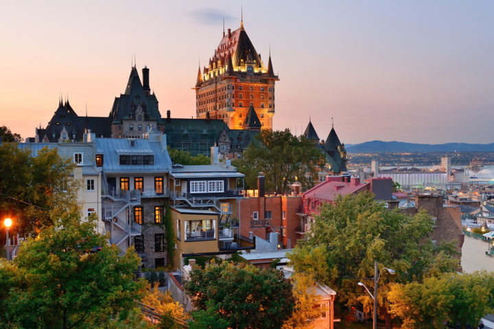 Blick auf das Château Frontenac