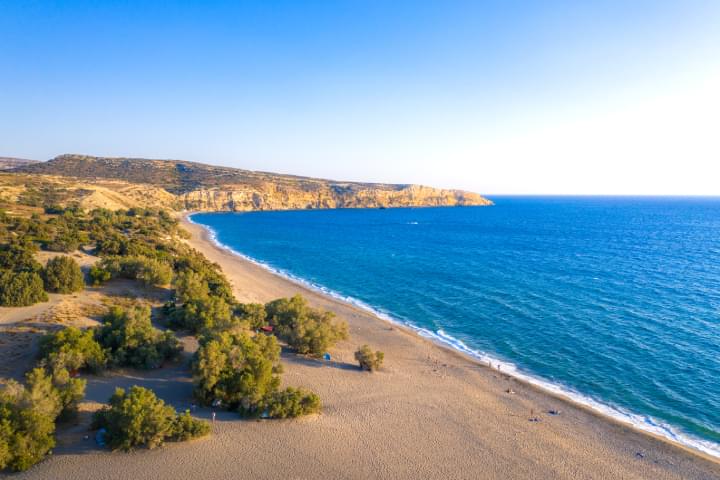 Strand Komos auf Kreta