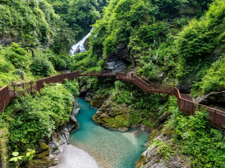Orrido-Schlucht bei Bellano