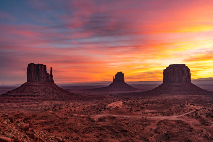 Tafelberge im Monument Valley