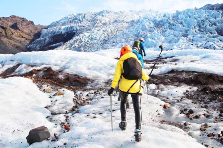 Gletscherwanderung in Island