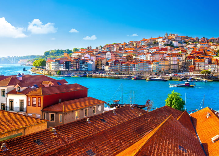 Aussicht auf die Stadt Porto