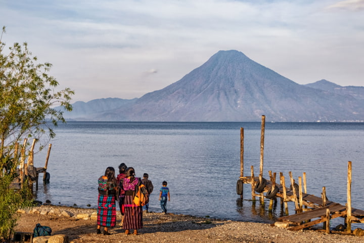 Atitlán-See in Guatemala