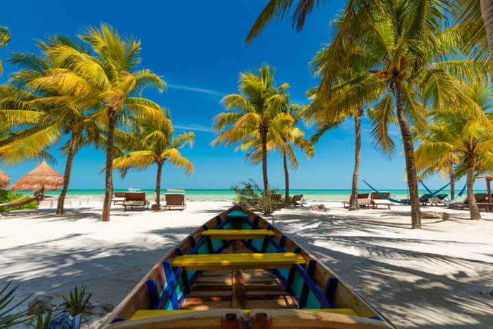 Perfekte Sandstrände auf der Isla Holbox