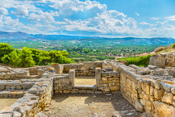 Ruinen des Palasts von Phaistos