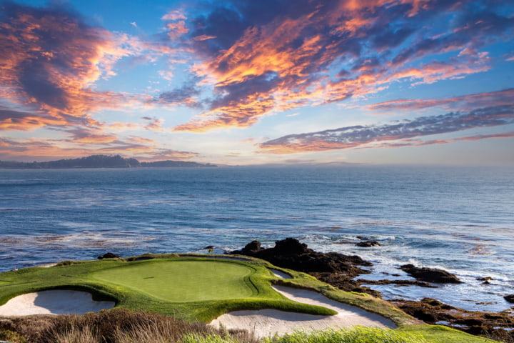 Golfplatz in Pebble Beach