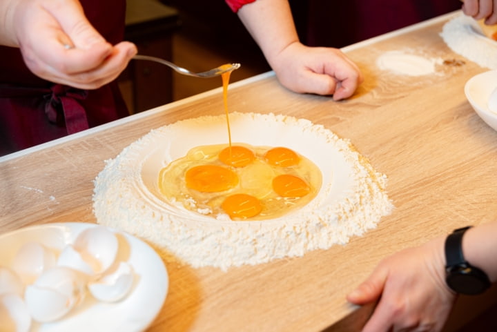 Nudelteig zubereiten 