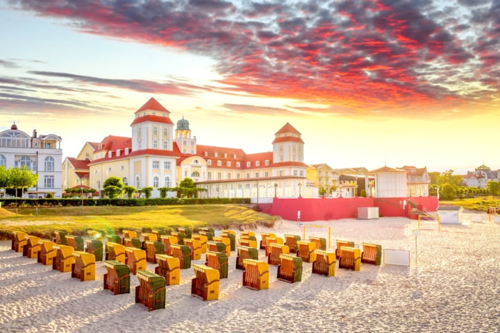 Blick auf Binz