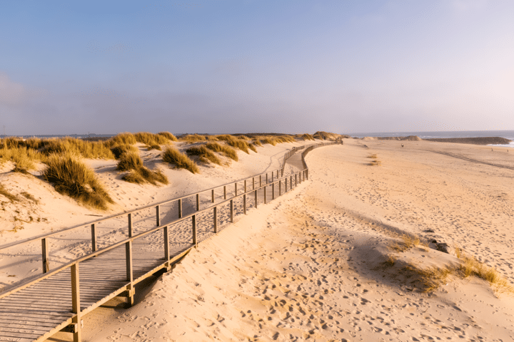 Die Sanddünen bei Portugal in São Jacinto