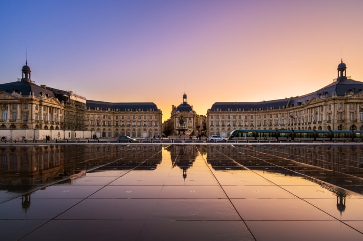 Place de la Bourse in Bordeaux